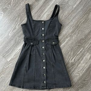 Black/Gray Jean Dress